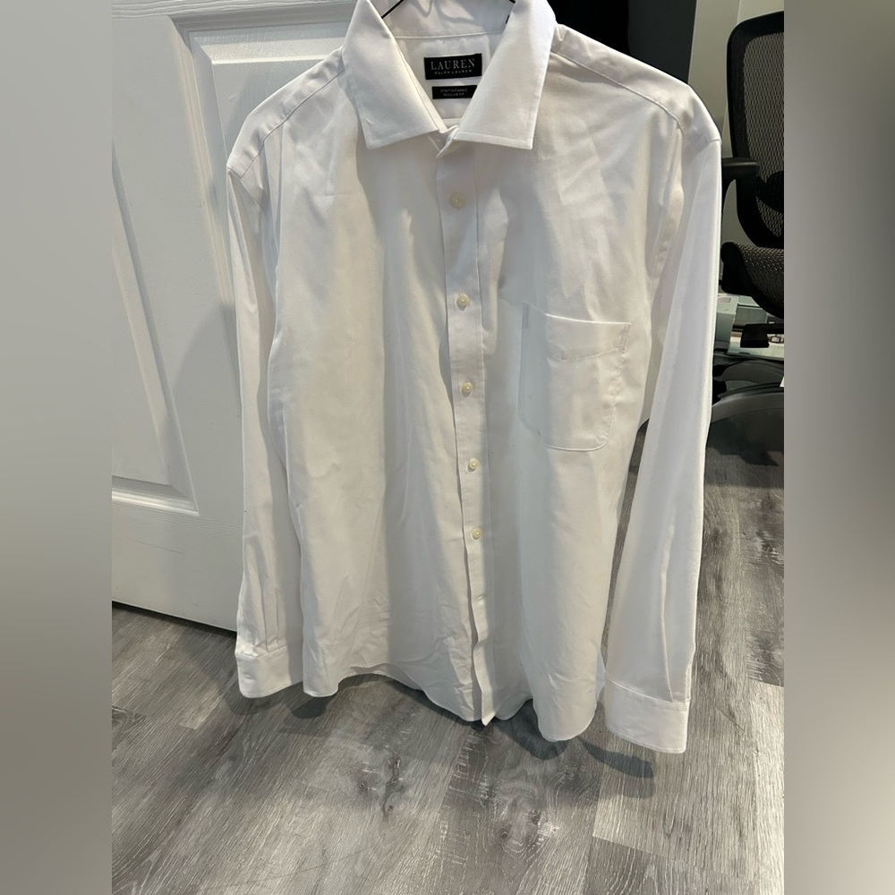 Men’s Ralph Lauren white dress shirt